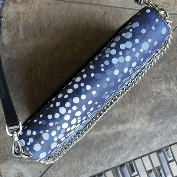 Kate Spade Cameron Convertible Crossbody Black with Multi-Colored Dots - Picture 4 of 16